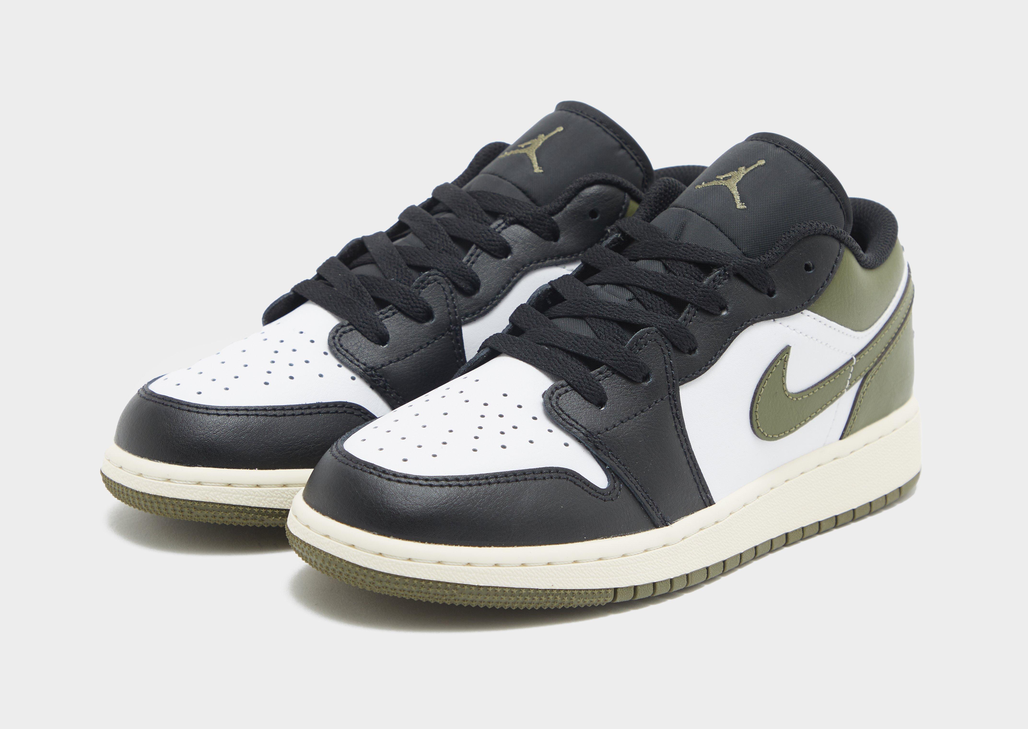 Gyerek sneakers AIR JORDAN 1 LOW  553560-092 Khaki