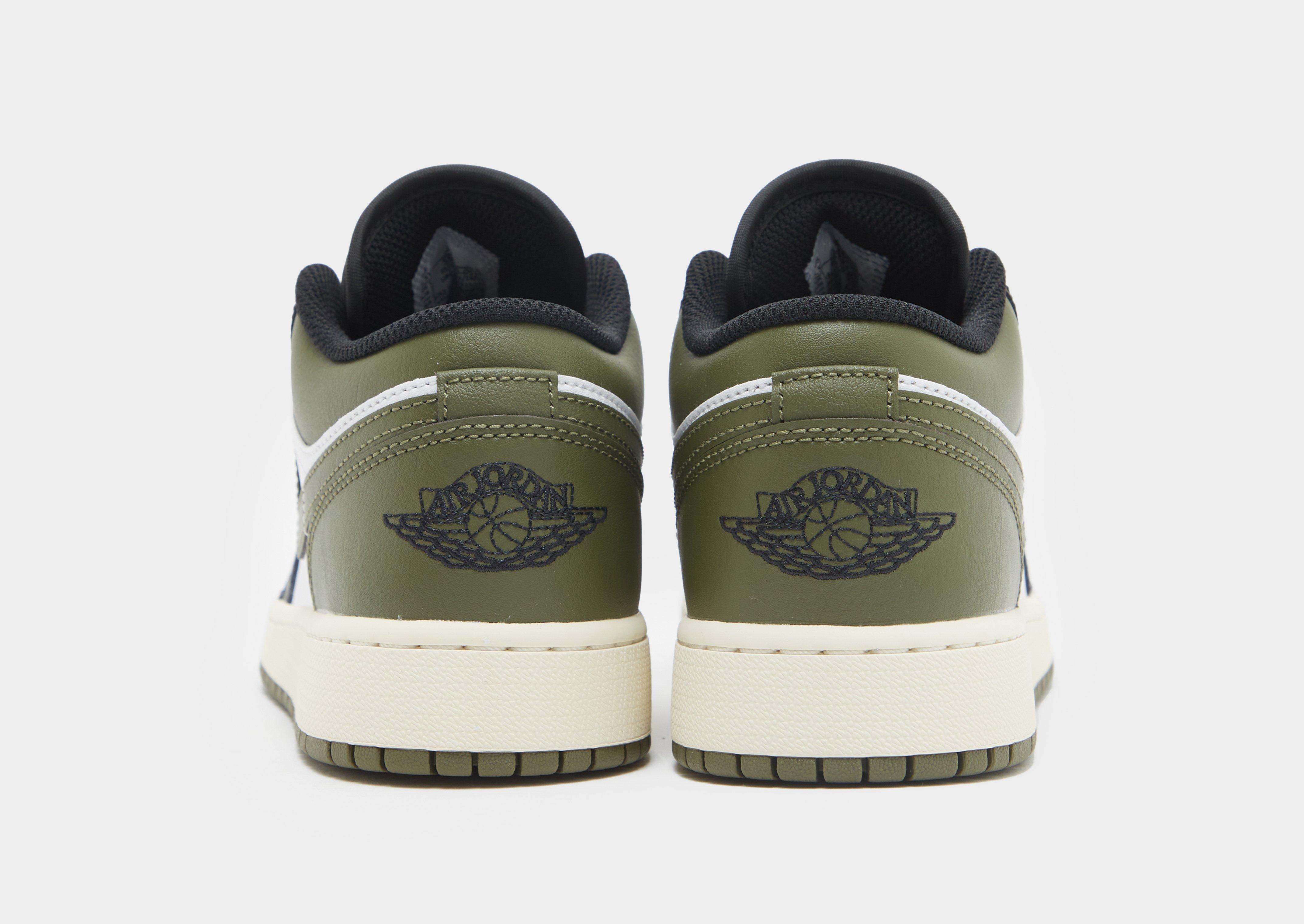Gyerek sneakers AIR JORDAN 1 LOW  553560-092 Khaki