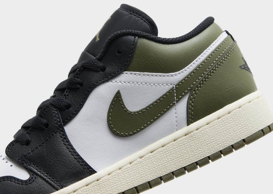 Дитячі кросівки AIR JORDAN 1 LOW  553560-092 Хакі