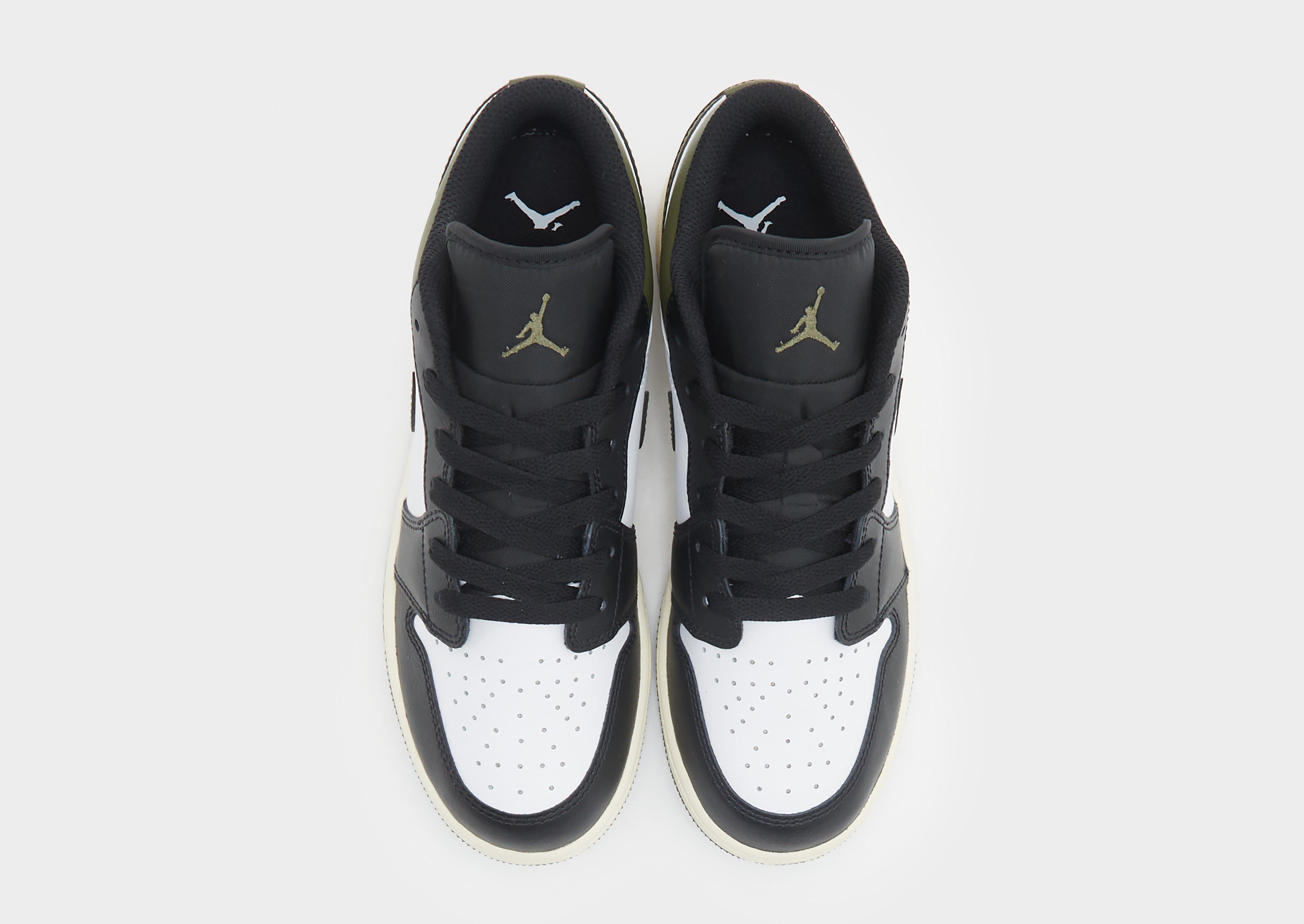 Gyerek sneakers AIR JORDAN 1 LOW  553560-092 Khaki