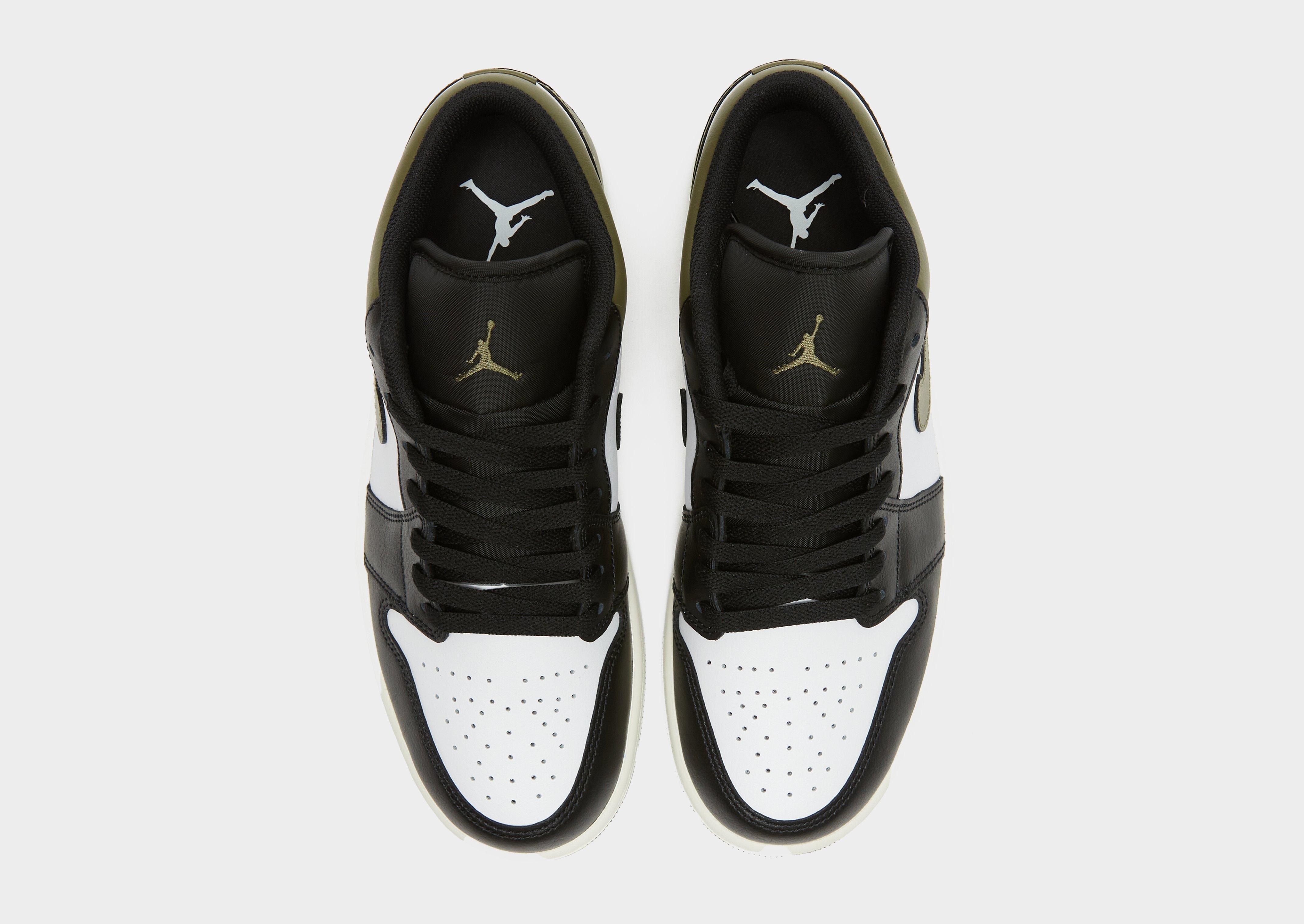 Buty sneakersy męskie AIR JORDAN 1 LOW  553558-092 Zielony