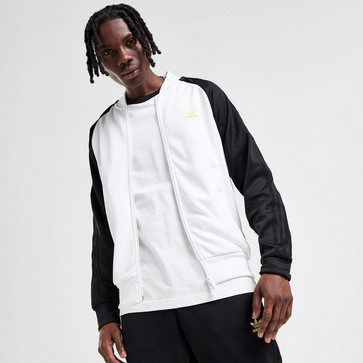 Bluză pentru bărbați ADIDAS BLUZĂ SSTAR TT BLK/WHT/GLD