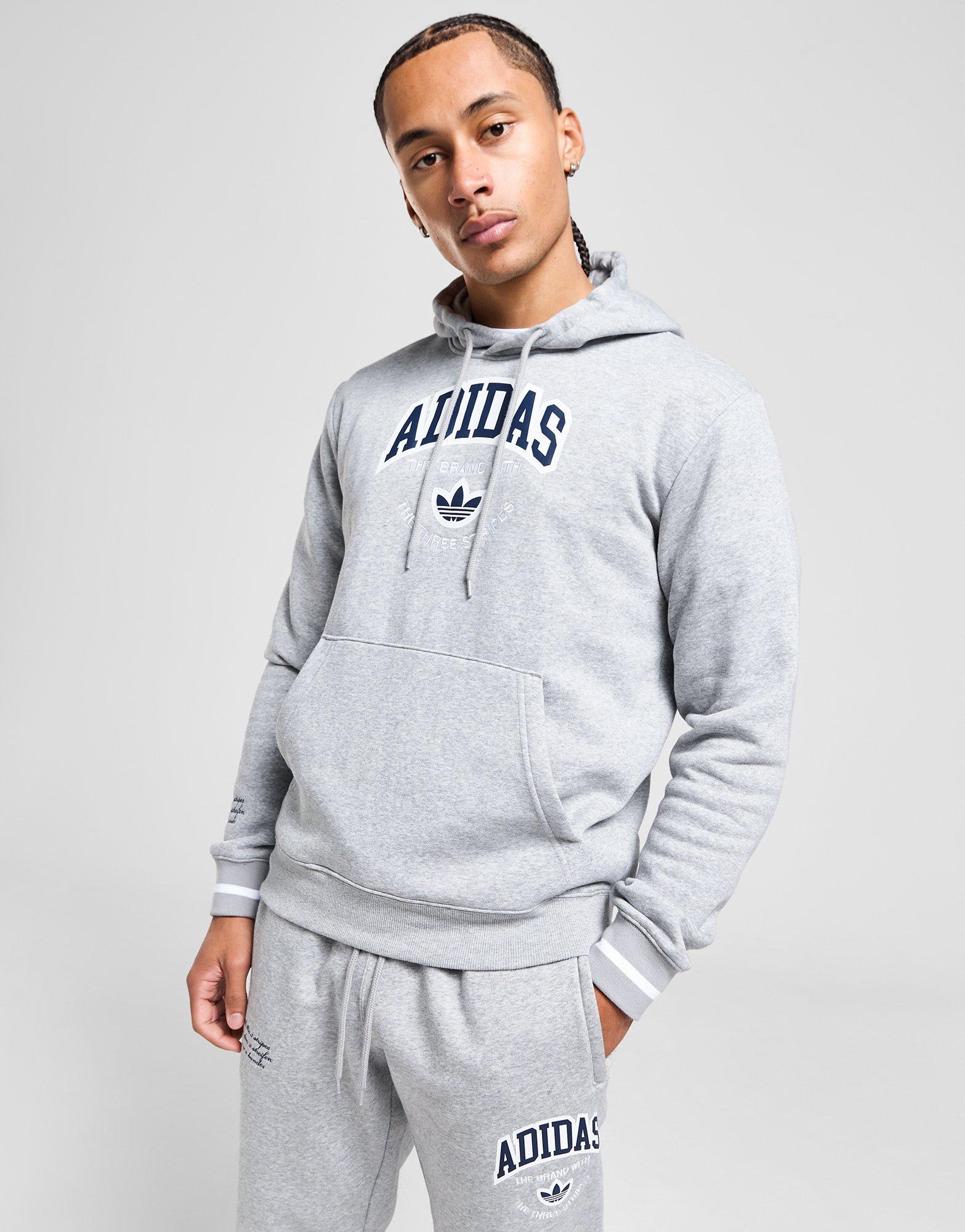 Bluza męska ADIDAS BLUZA ARCH HD GRY JP1797 Szary