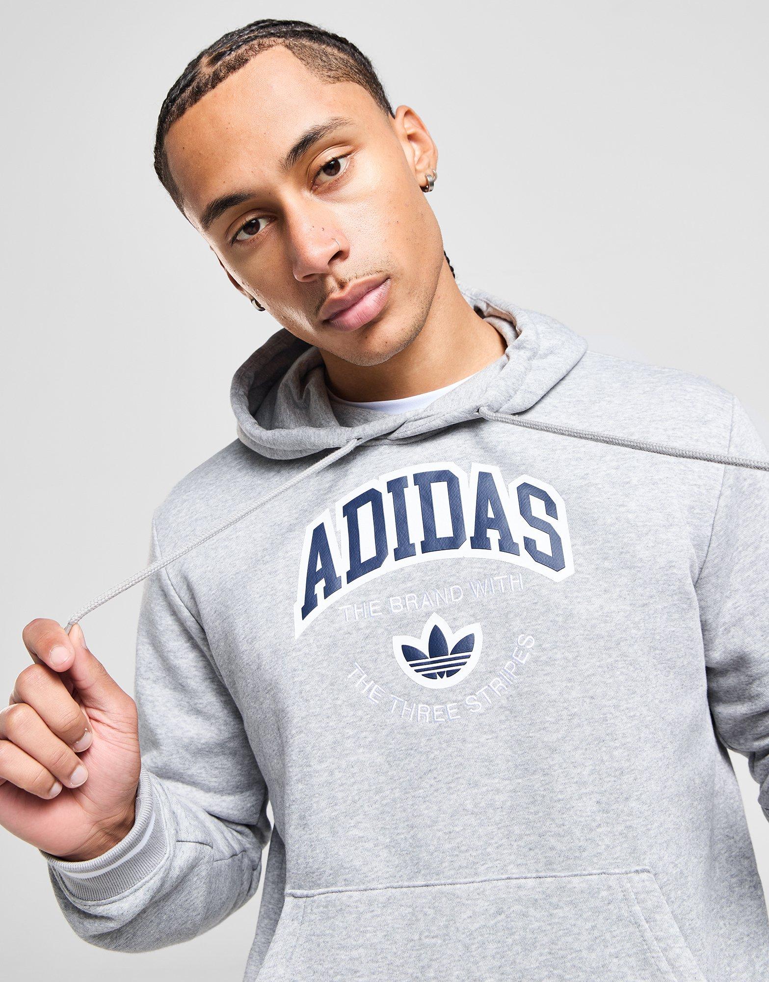 Bluza męska ADIDAS BLUZA ARCH HD GRY JP1797 Szary