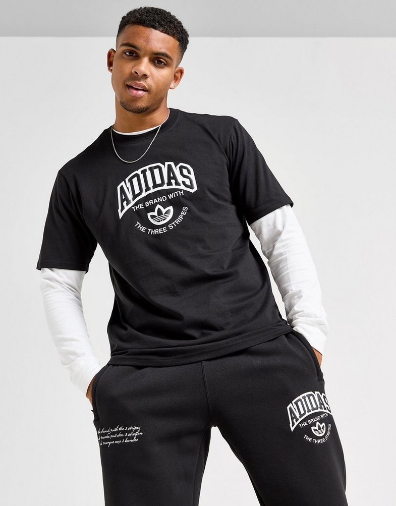 パーツ aiyu6413 ADIDAS TRICOU ARCH TEE BLK Bărbați Negru JC8504 | JD Sports
