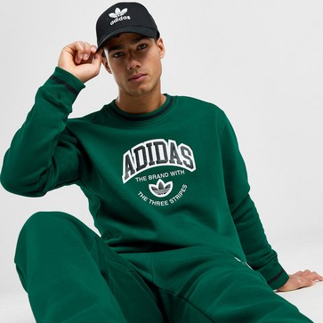 Pánska mikina ADIDAS MIKINA ARCH CREW C.GREEN