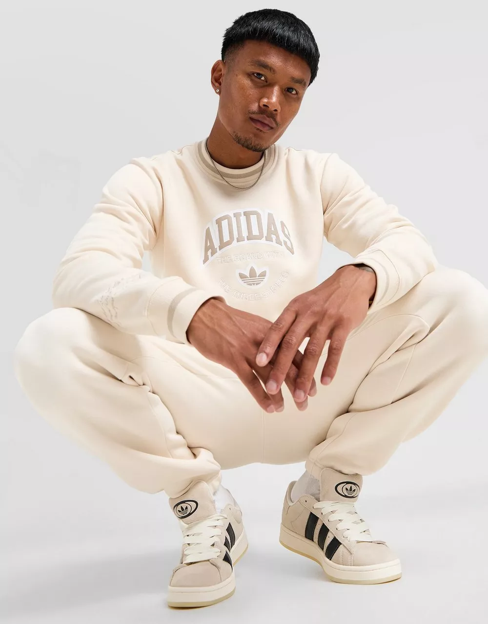ADIDAS КОФТА ARCH CREW W.WHT, фото 1 з 6