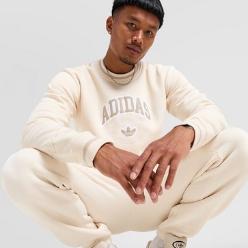 Bluză pentru bărbați ADIDAS BLUZĂ ARCH CREW W.WHT