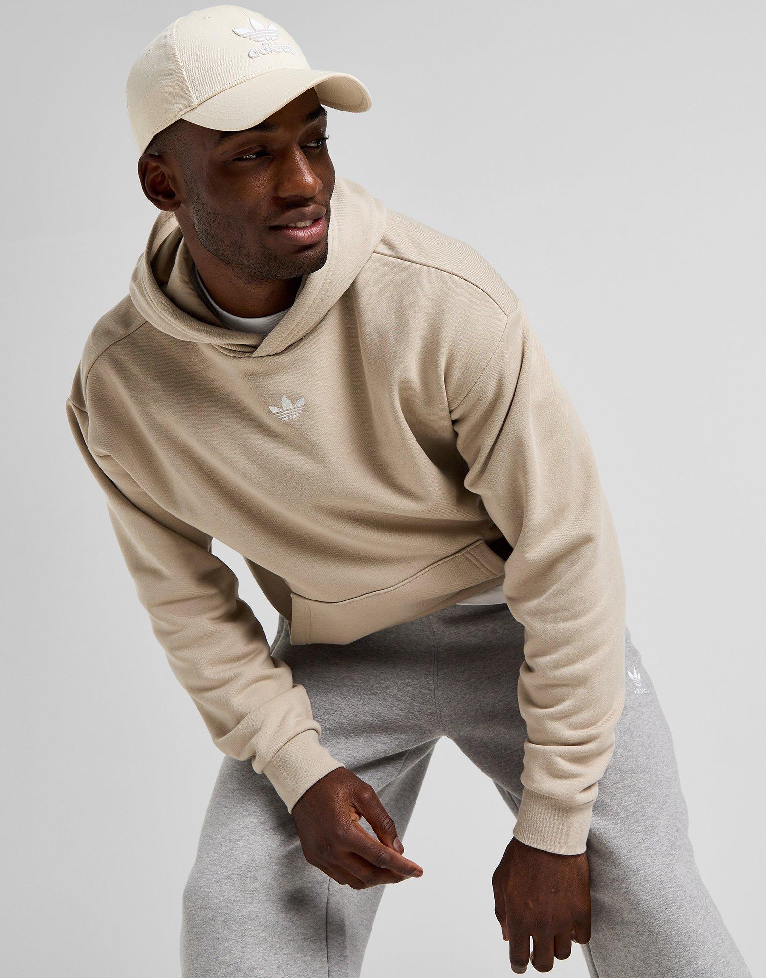 Pánska mikina ADIDAS MIKINA S KAPUCÍ SKATE HOOD EARTH JL7081 Hnědá