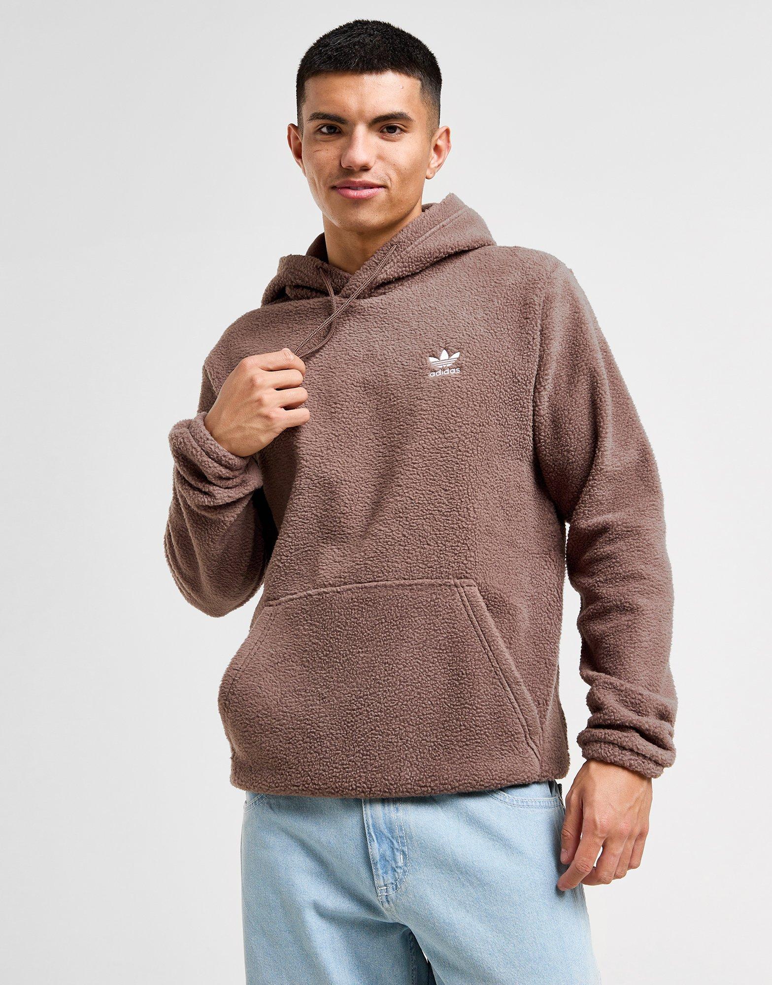 ADIDAS КОФТА З КАПЮШОНОМ SHERPA HD BROWN JM1656 | колір Коричневий