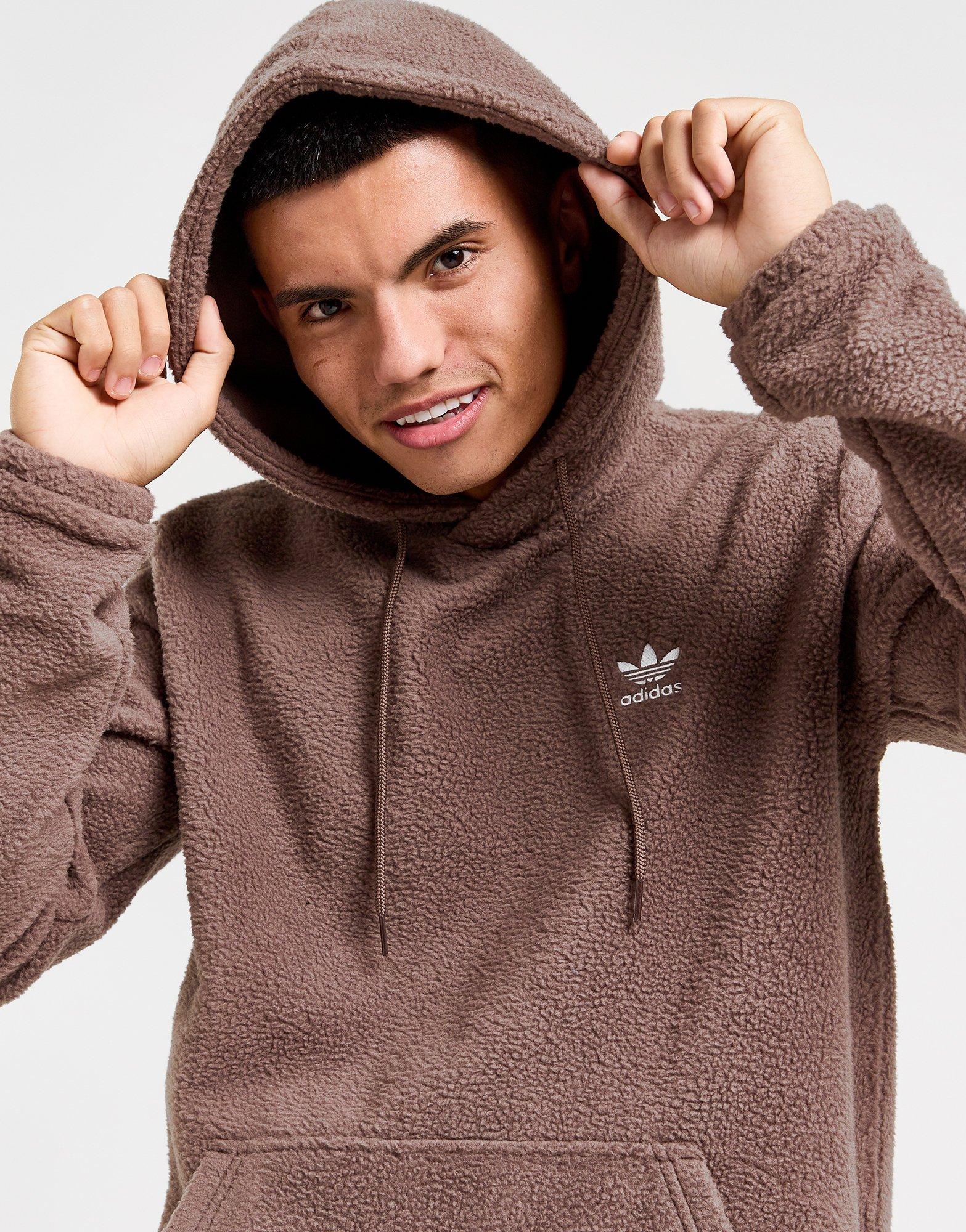 ADIDAS КОФТА З КАПЮШОНОМ SHERPA HD BROWN JM1656 | колір Коричневий