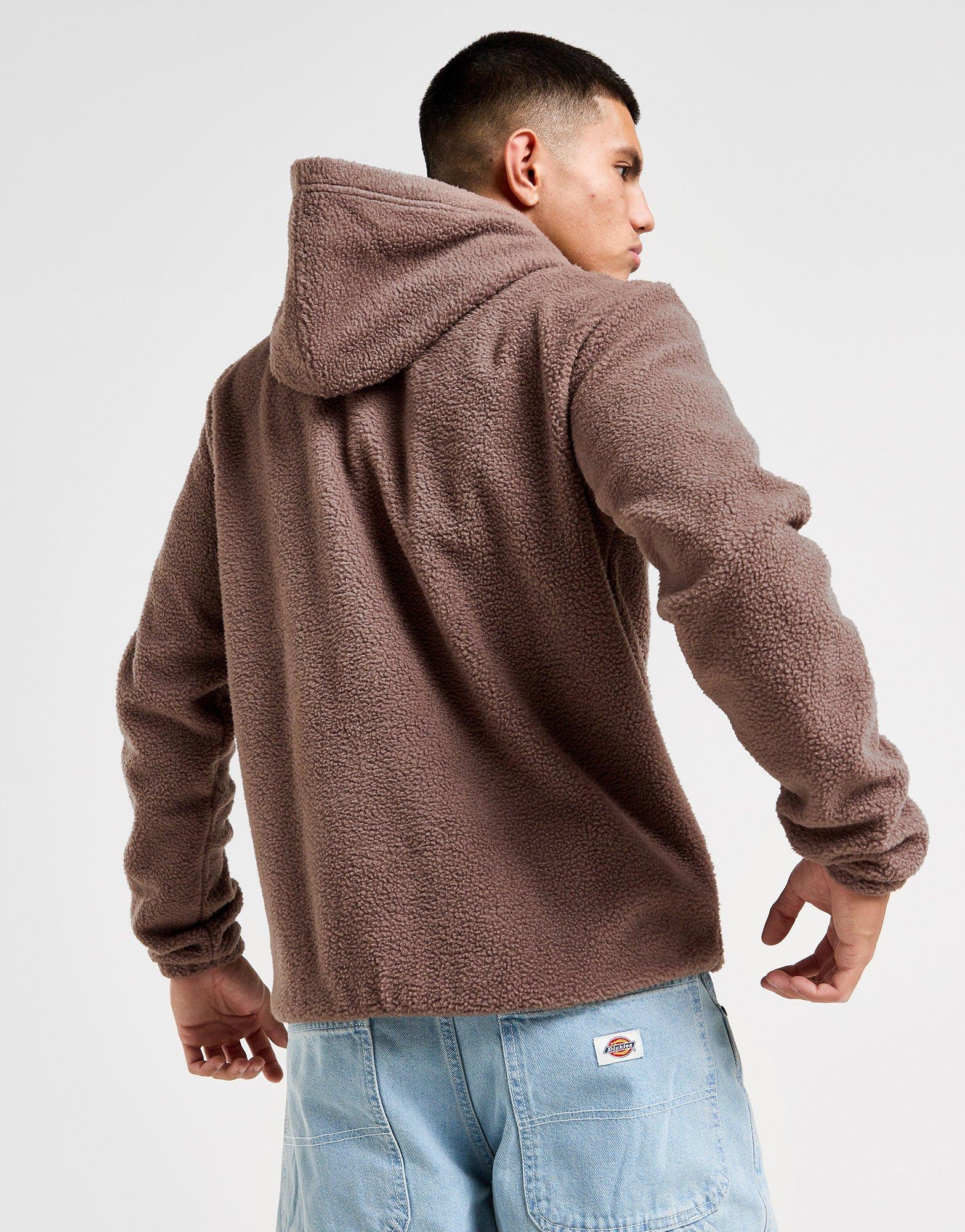 トップス Wool Blend Sherpa Pullover M Cloud ADIDAS КОФТА З КАПЮШОНОМ SHERPA HD BROWN JM1656 | колір Коричневий