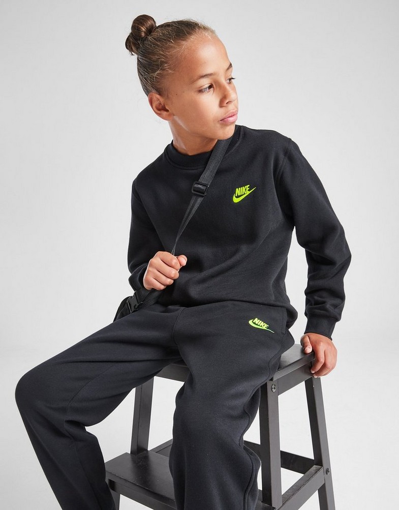 Дитячі штани NIKE ШТАНИ K NSW CLUB FLC JGGR LBR B FD3008-011 Чорний