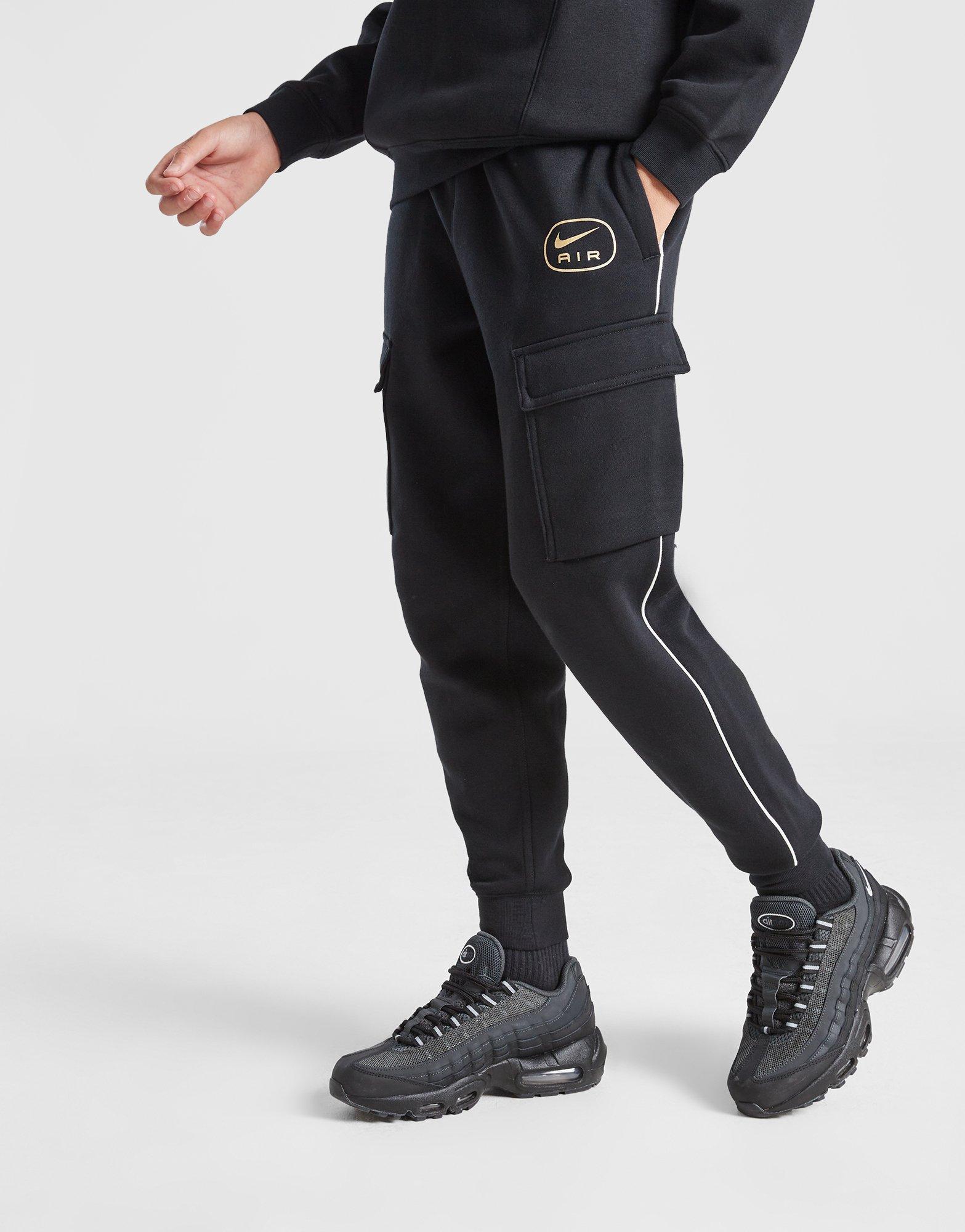 Дитячі штани NIKE ШТАНИ B NSW SW AIR CARGO PANT FLC B B HM4341-010 Чорний