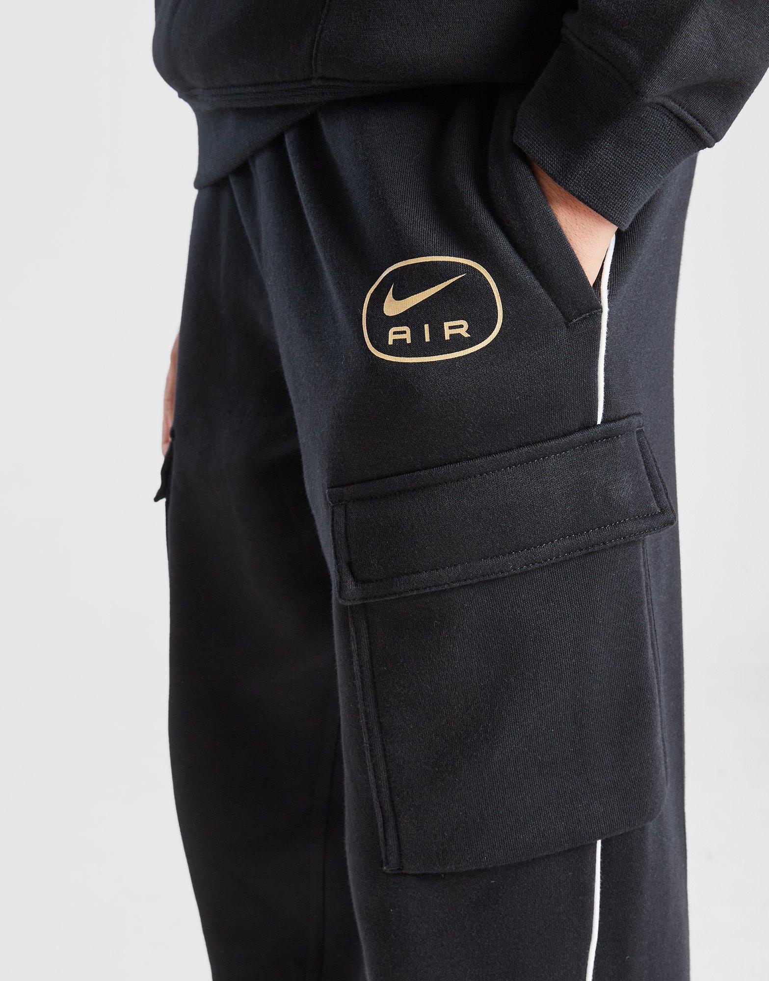 Дитячі штани NIKE ШТАНИ B NSW SW AIR CARGO PANT FLC B B HM4341-010 Чорний