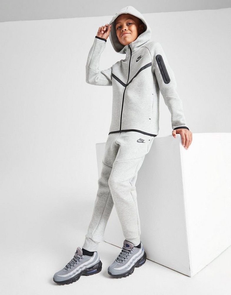 Дитячі штани NIKE ШТАНИ B NSW TCH FLC JGGR - PD B HV5869-063 Сірий