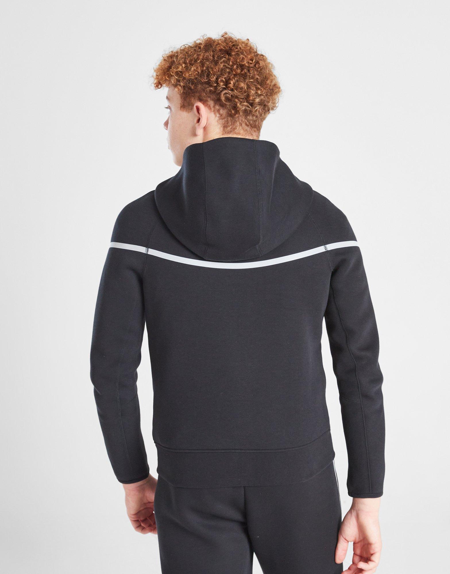 Дитячі кофти NIKE КОФТА НА БЛИСКАВЦІ З КАПЮШОНОМ   B NSW TCH FLC SSNL B FZ5433-010 Чорний