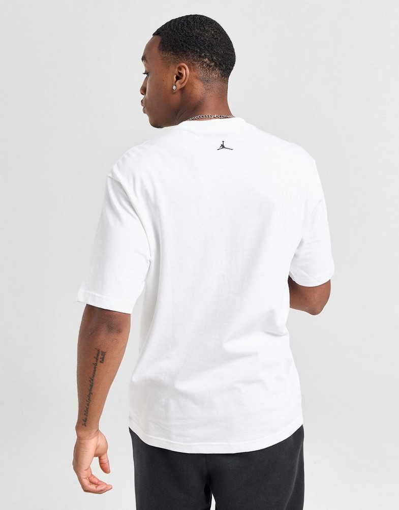 Tricou pentru bărbați JORDAN TRICOU M J BUSTIERĂND MJ23 SS CREW FZ1991-100 Alb