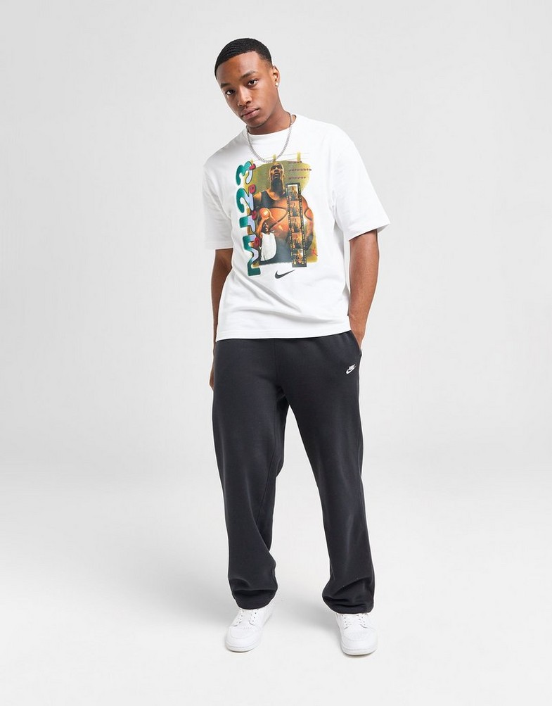 Tricou pentru bărbați JORDAN TRICOU M J BUSTIERĂND MJ23 SS CREW FZ1991-100 Alb