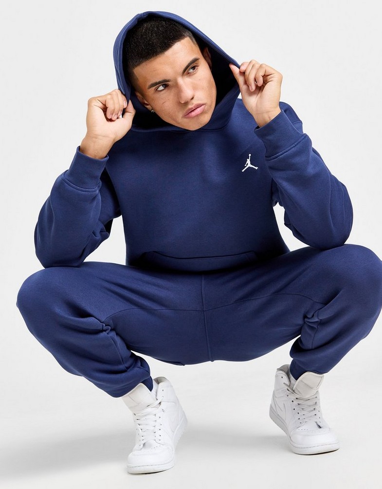 Чоловічі кофти JORDAN КОФТА M J BRKLN FLEECE PO HV4008-410 Темно-синій