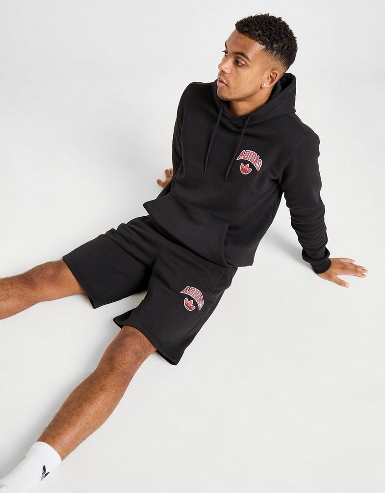 Krótkie spodenki, szorty męskie ADIDAS SZORTY COLLEGIATE REGULAR SHORT JW6691 Czarny