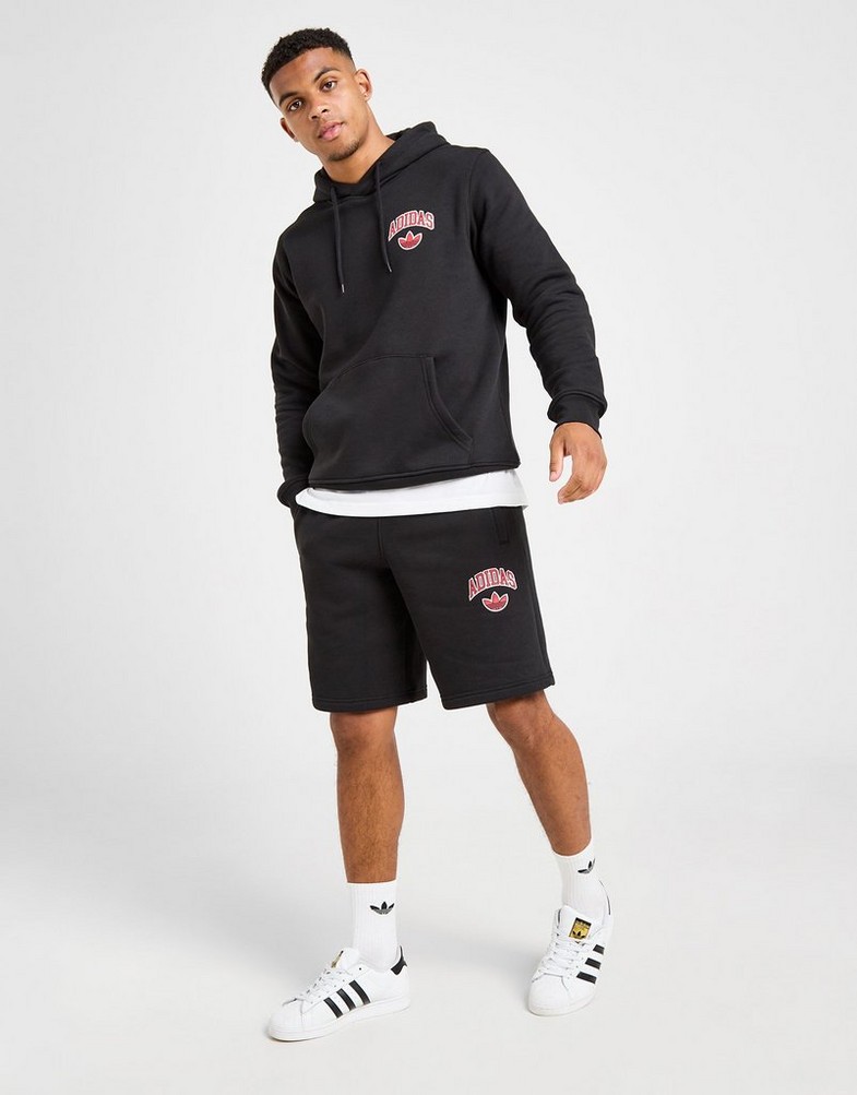 Krótkie spodenki, szorty męskie ADIDAS SZORTY COLLEGIATE REGULAR SHORT JW6691 Czarny