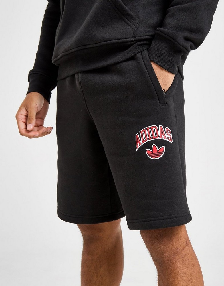 Krótkie spodenki, szorty męskie ADIDAS SZORTY COLLEGIATE REGULAR SHORT JW6691 Czarny