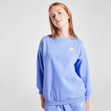 NIKE BLUZA G NSW CLUB FLC OVRSZD CREW LBR GIRL