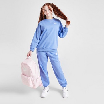 Pantaloni pentru copii NIKE PANTALONI  G NSW CLUB FLC LOOSE PANT LBR G
