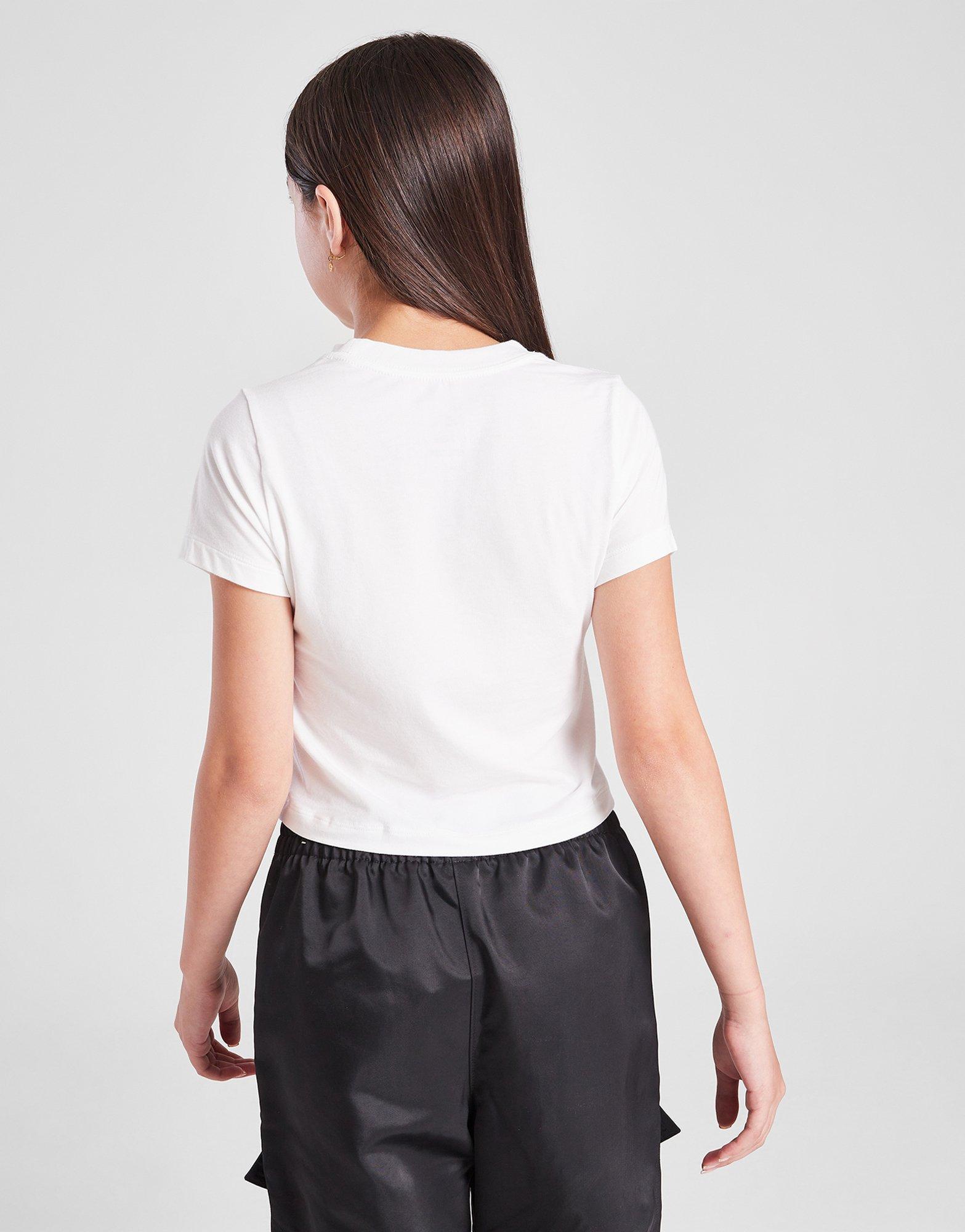 Tricou pentru copii NIKE TRICOU G NSW TEE SS SLIM MOD CROP HF7010-100 Alb