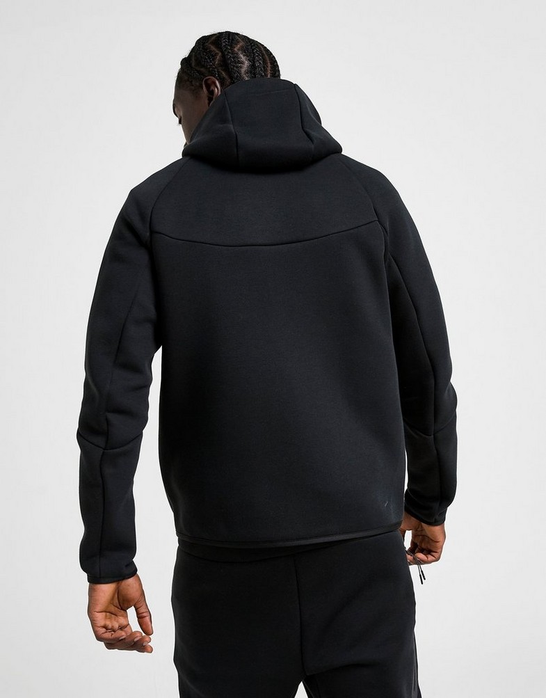 Vyriškas džemperis NIKE DŽEMPERIS SU GOBTUVU   M NK TCH FLC FZ WR HOODIE HV0949-010 Juoda