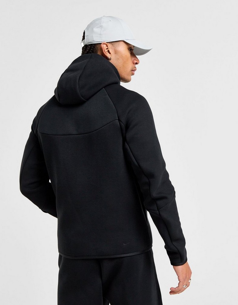 Vyriškas džemperis NIKE DŽEMPERIS SU GOBTUVU   M NK TCH FLC FZ WR HOODIE HV0949-010 Juoda