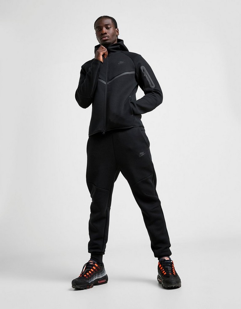Чоловічі штани NIKE ШТАНИ M NK TCH FLC JGGR HV0959-010 Чорний