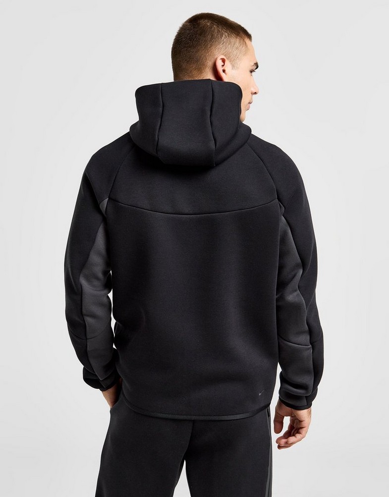 Чоловічі кофти NIKE КОФТА З КАПЮШОНОМ M NK TCH FLC FZ WR HOODIE HV0949-015 Чорний