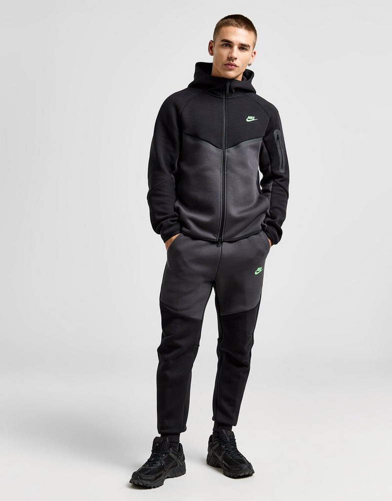 Чоловічі кофти NIKE КОФТА З КАПЮШОНОМ M NK TCH FLC FZ WR HOODIE HV0949-015 Чорний