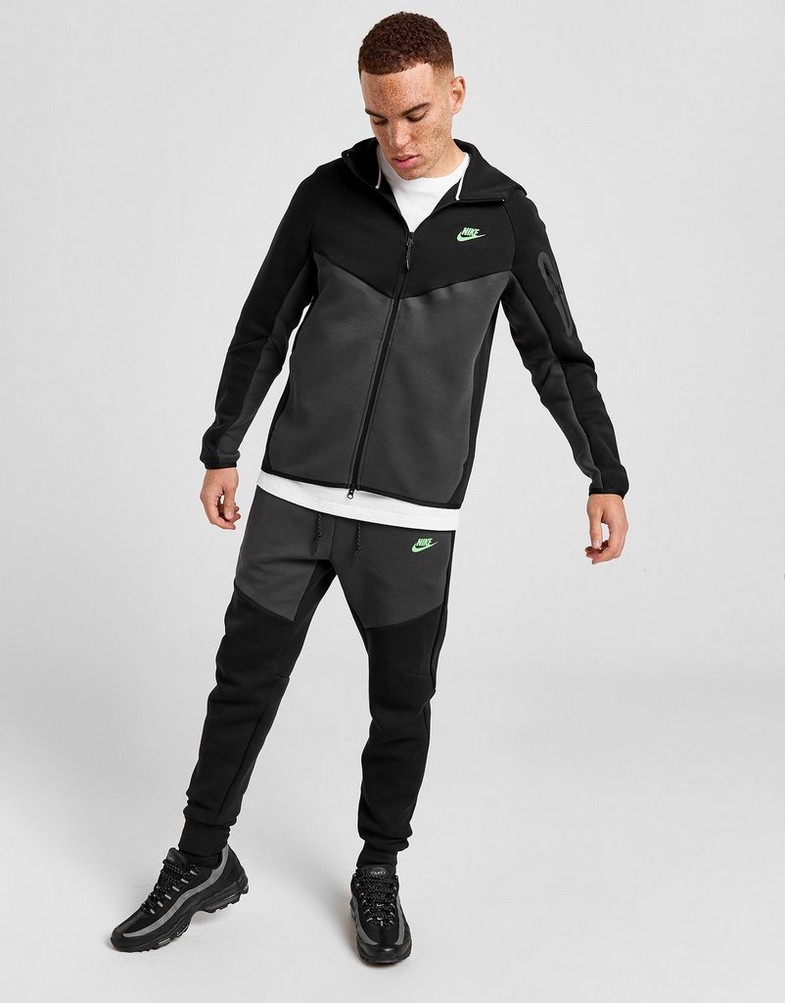 Чоловічі кофти NIKE КОФТА З КАПЮШОНОМ M NK TCH FLC FZ WR HOODIE HV0949-015 Чорний