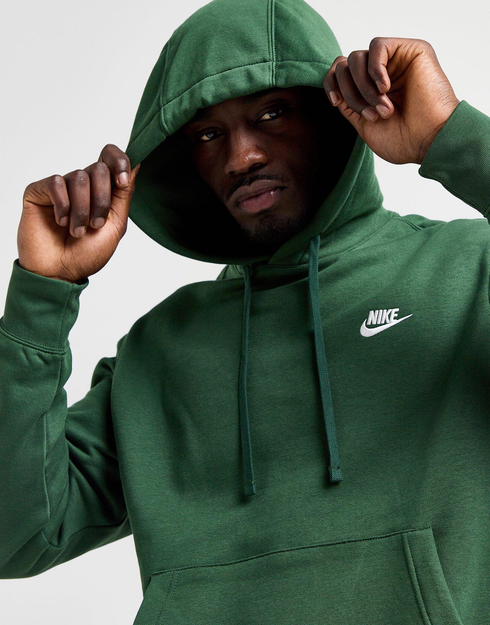 Чоловічі кофти NIKE КОФТА З КАПЮШОНОМ M NSW CLUB HOODIE PO BB BV2654-323 Зелений