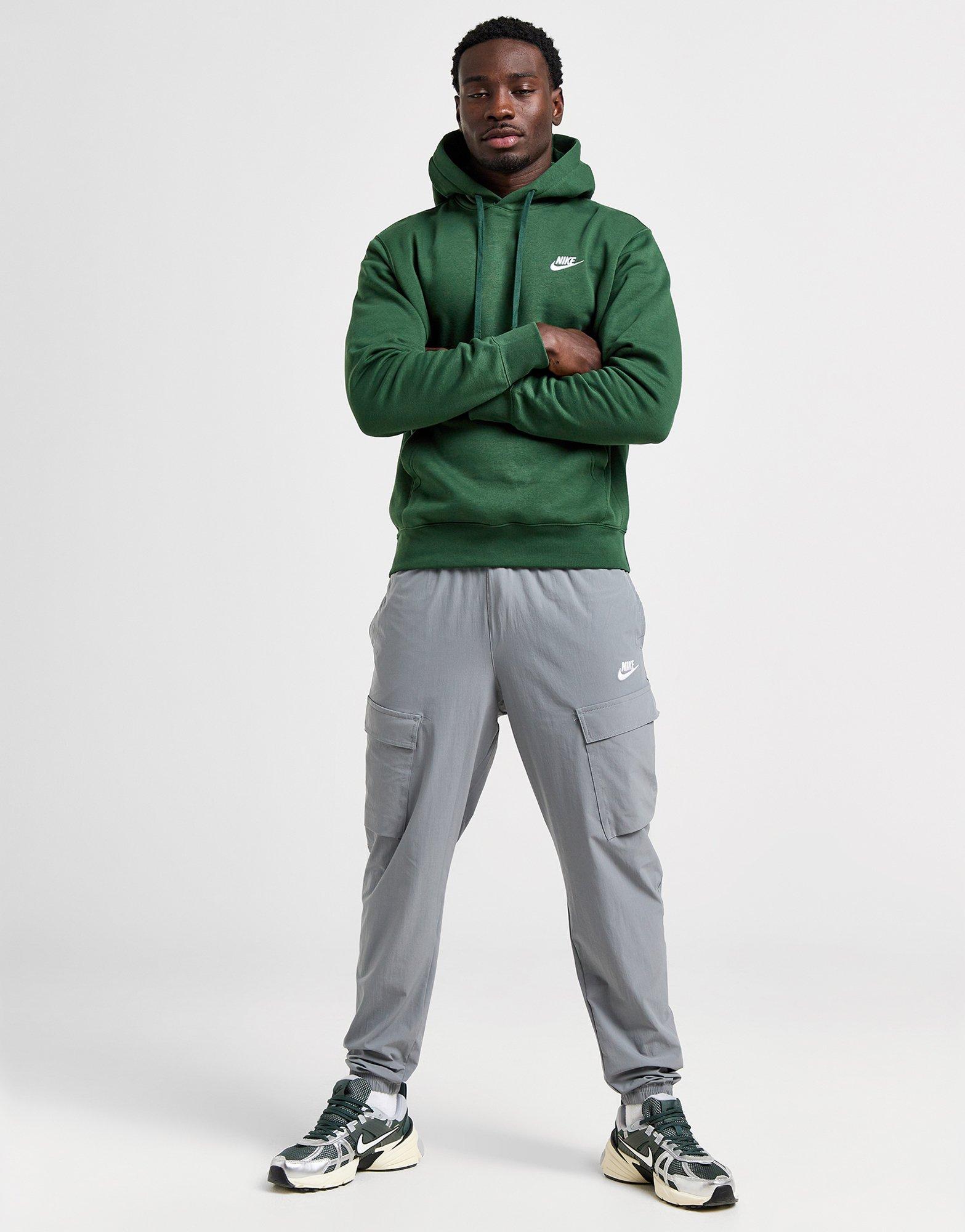 Чоловічі кофти NIKE КОФТА З КАПЮШОНОМ M NSW CLUB HOODIE PO BB BV2654-323 Зелений