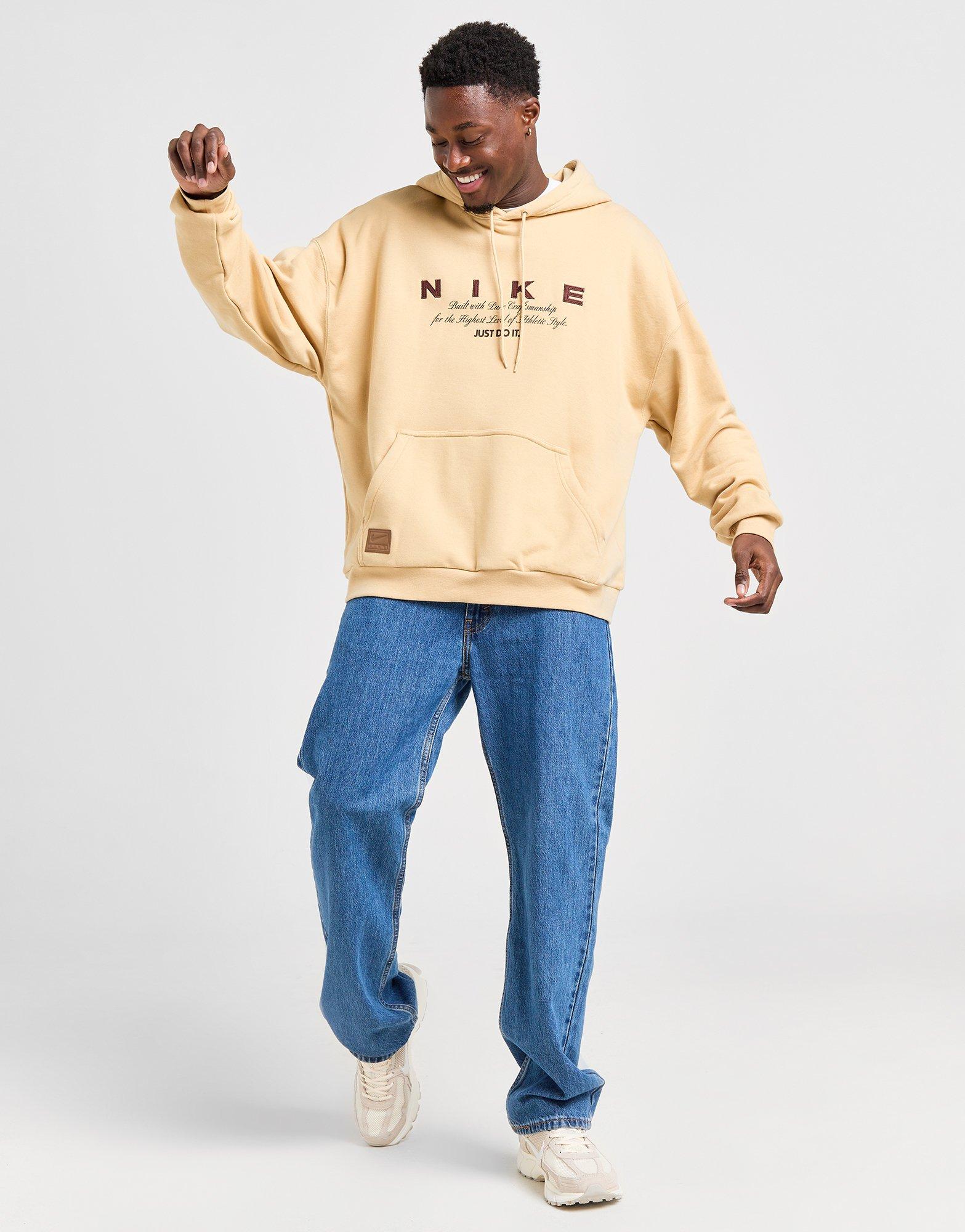 Мъжка блуза NIKE СУИТЧЪР С КАЧУЛКА M NK CLUB OS PO HD GCEL HV4006-233 Бежов