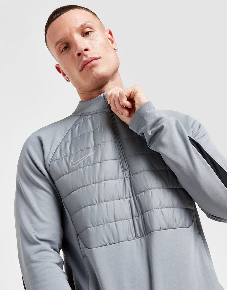 Чоловічі кофти NIKE КОФТА НА БЛИСКАВЦІ M NK TF ACD DRL ТОП WW FB6816-065 Сірий