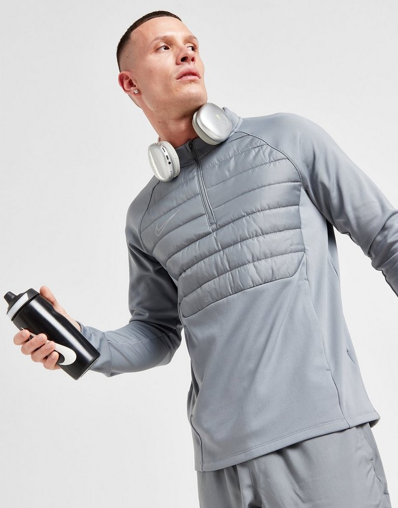 Чоловічі кофти NIKE КОФТА НА БЛИСКАВЦІ M NK TF ACD DRL ТОП WW FB6816-065 Сірий