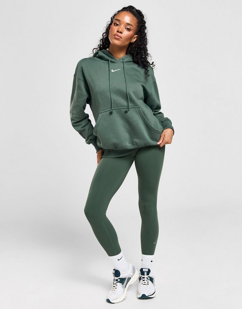 Дамска блуза NIKE СУИТЧЪР С КАЧУЛКА W NSW PHNX FLC OS PO HOODIE DQ5860-338 Зелен