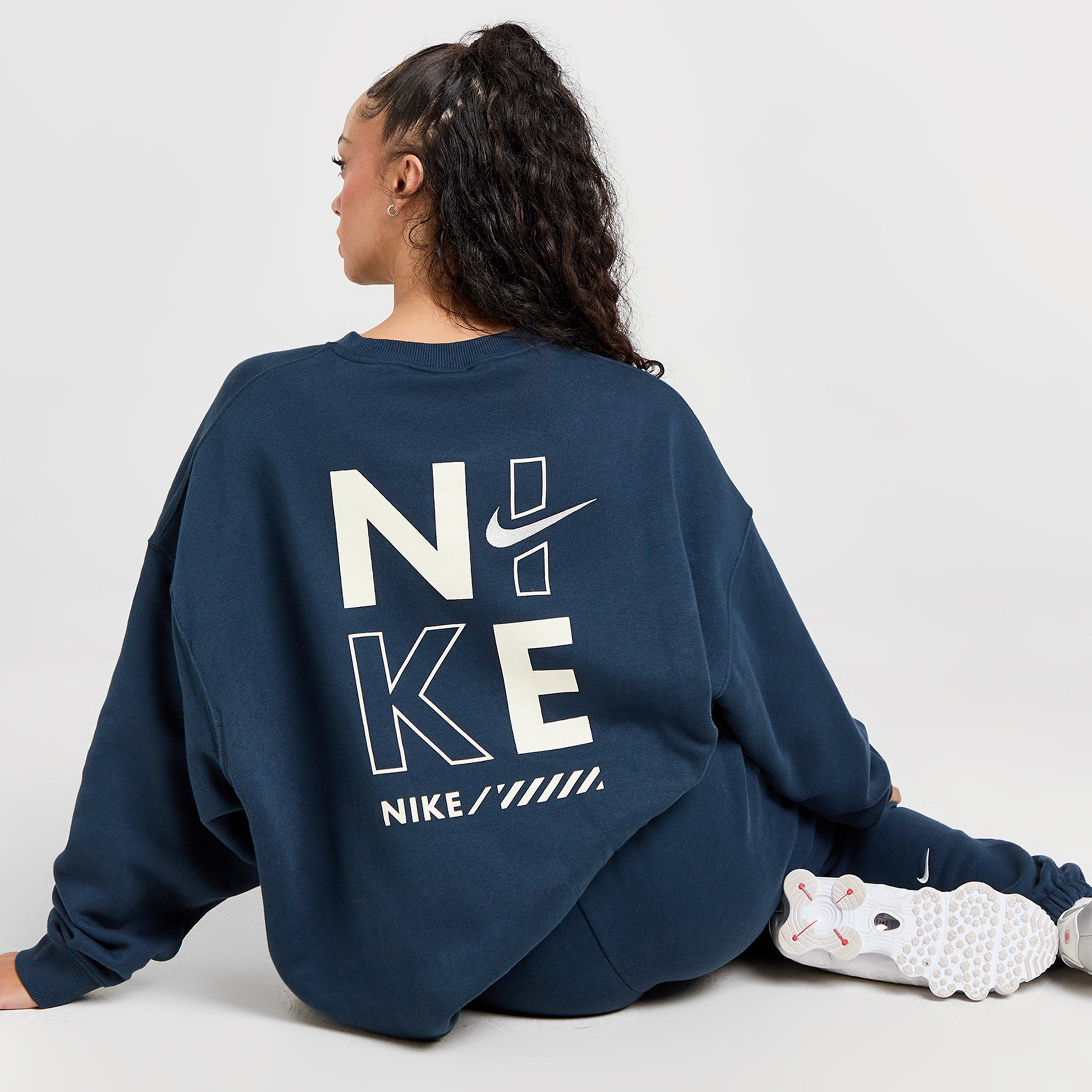 Bluza damska NIKE BLUZA W NSW FLC OS CREW GLS