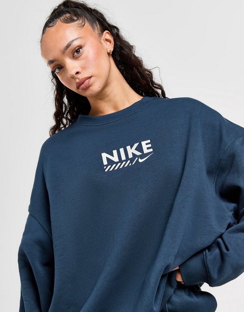 Дамска блуза NIKE СУИТЧЪР W NSW FLC OS CREW GLS