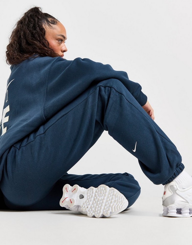 Жіночі штани NIKE ШТАНИ W NSW FLC PANT GLS HM4319-478 Темно-синій