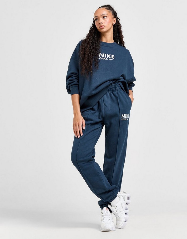 Жіночі штани NIKE ШТАНИ W NSW FLC PANT GLS HM4319-478 Темно-синій