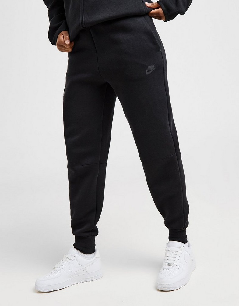 Жіночі штани NIKE ШТАНИ W NSW TCH FLC MR JGGER 2 HV6779-010 Чорний