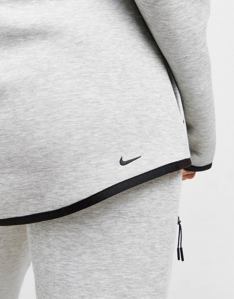 Női pulóver NIKE PULÓVER CIPZÁRAS KAPUCNIS W NSW TCH FLC WR 2 HV6747-063 Szürke
