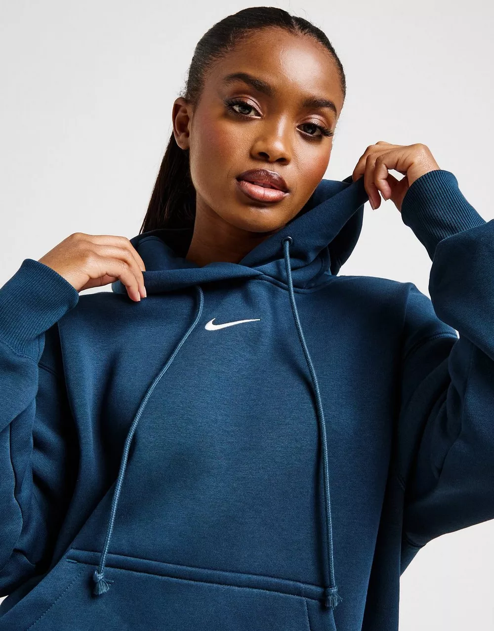 NIKE КОФТА З КАПЮШОНОМ W NSW PHNX FLC OS PO HOODIE, фото 1 з 5