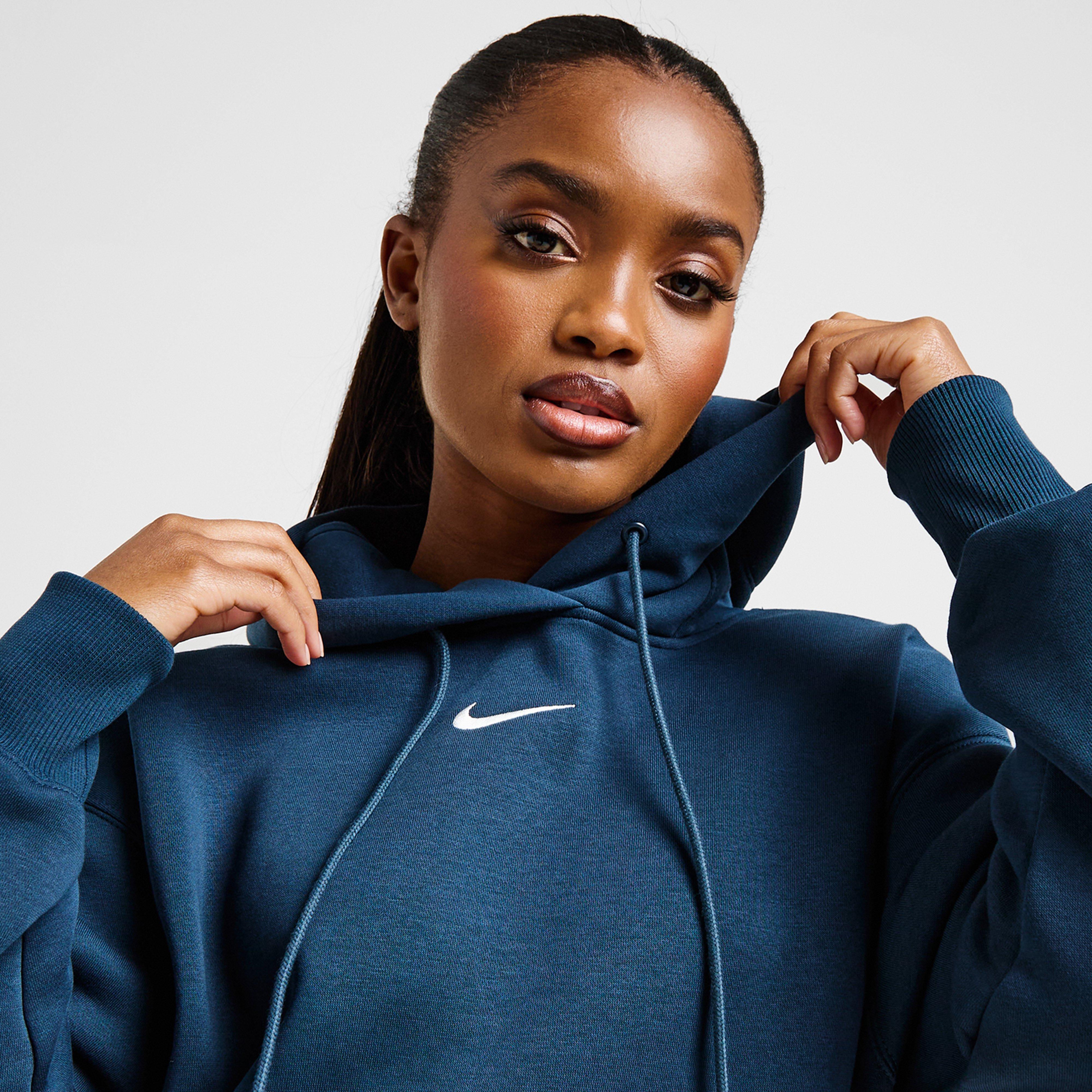 Bluză pentru femei NIKE BLUZĂ CU GLUGĂ W NSW PHNX FLC OS PO HOODIE